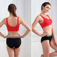 Load image into Gallery viewer, Seamless Padded Crop Top sports bra