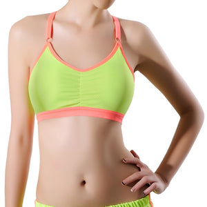 Padded Breathable Stretch Seamless Sports Bra