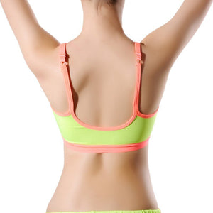 Padded Breathable Stretch Seamless Sports Bra