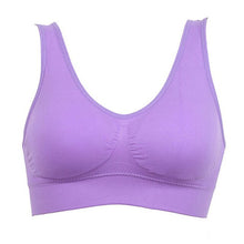 Load image into Gallery viewer, Seamless Padded Crop Top sports bra