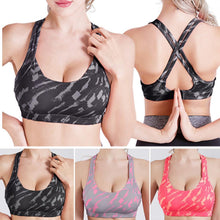 Load image into Gallery viewer, Cross strapped Sports Bra