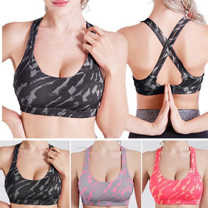 Cross strapped Sports Bra