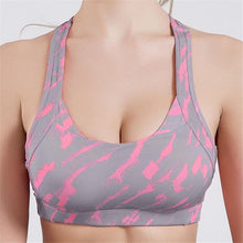 Load image into Gallery viewer, Cross strapped Sports Bra