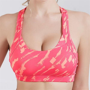 Cross strapped Sports Bra